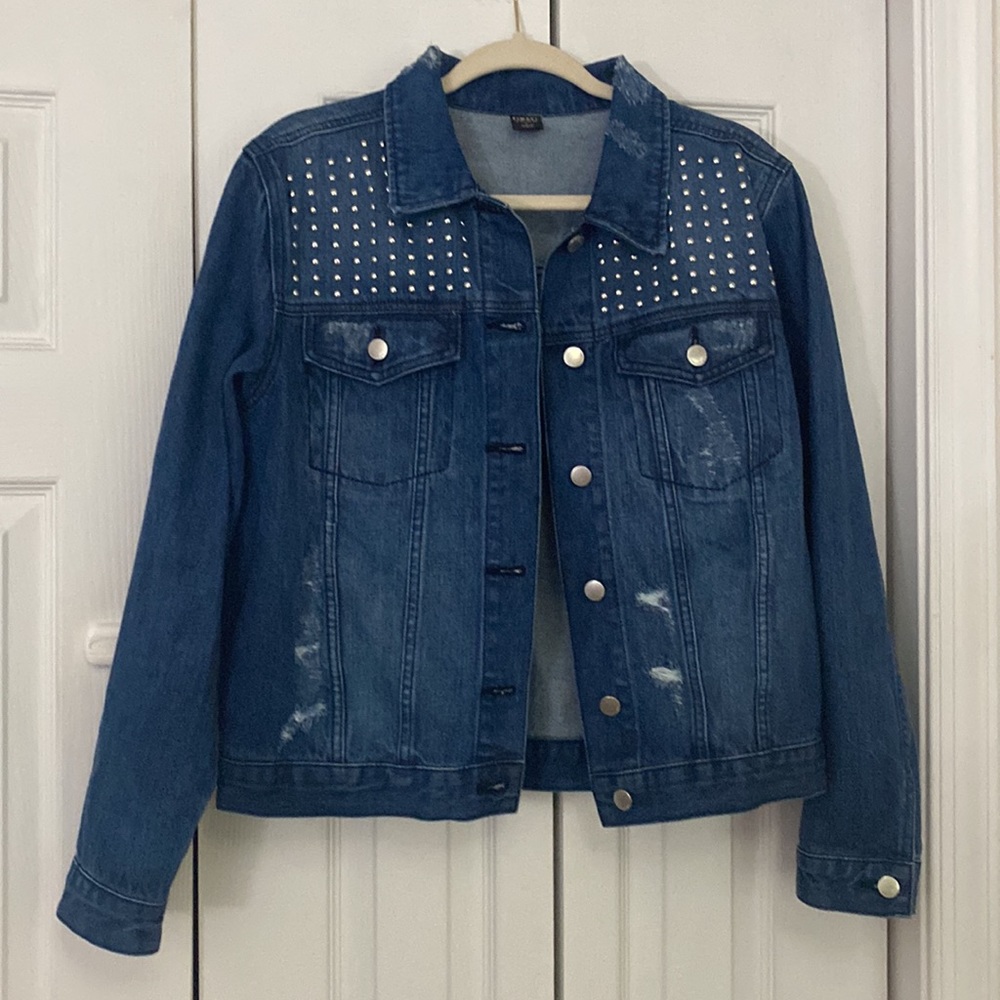 Studded Denim Jacket - image 3